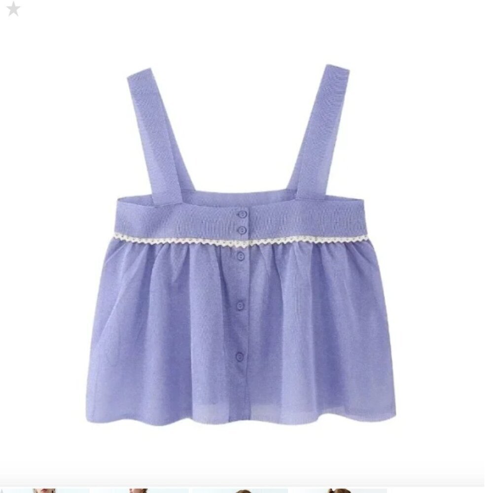ZARA Sleeveless Knitted Crop Top Size S NEW WITH TAG! - Picture 6 of 6